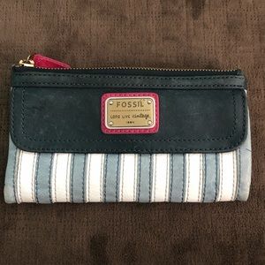 Fossil leather wallet